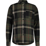 Maloja GlavaM. Organic Flannel Shirt Mens Deep Black Multi