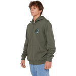 Rip Curl Wettie Passage Icon Zip Thru Mens Cactus Green