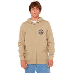 Rip Curl Wettie Passage Icon Zip Thru Mens Khaki Sand