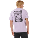 Rip Curl Surf Trip Tee Mens Iced Lavender