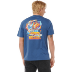 Rip Curl Surf Trip Tee Mens Light Navy