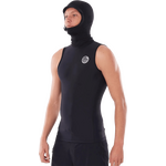 Rip Curl Flashomb Polypro Hooded Vest Mens Black