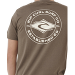 Rip Curl Staple Tee Mens Rock