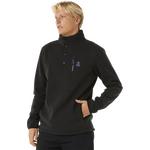 Rip Curl Search Polar Fleece Crew Mens Black