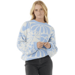 Rip Curl AOTS Ty Williams Jacquard Crew Womens Blue