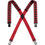 Arcade Jessup Plaid Braces Black/Burnt