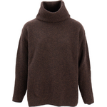 Sätila Sandby Polo Sweater Womens Brown Melange