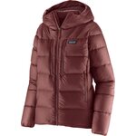 Patagonia Fitz Roy Down Hoody Womens Dark Ruby / Sizzle Red