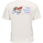 Black Diamond Dragon Short Sleeve Tee Womens Off White
