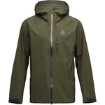 Black Diamond HighLine Stretch Shell Mens Dark Moss