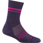 Darn Tough Element Micro Crew Lightweight with Cushion Merino Womens Blackberry