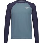 Mons Royale Icon Merino Raglan Long Sleeve Mens Goblin Blue / Midnight