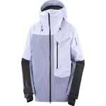 Salomon Moon Patrol Gore-Tex Jacket Womens Cosmic Sky / Blue Granite / Deep Black