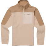 Cotopaxi Abrazo Fleece Half-Zip Jacket Womens Khaki And Cream