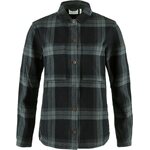 Fjällräven Singi Flannel Overshirt Womens Black / Iron Grey (550-048)
