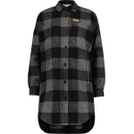 Maloja HalapM. Wool Check Coat Womens Deep Black Check