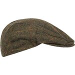 Barbour Moons Tweed Cap Olive Herringbone