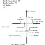 US Optics B-25 (Demo) Gen II XR Reticle