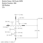 US Optics B-25 (Demo) MIL Scale MPR