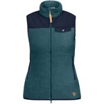 Fjällräven Singi Fleece Vest Women Glacier Green / Dark Navy (646-555)
