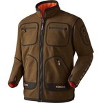 Härkila Kamko Reversible Fleece Hunting Green / Orange Blaze