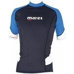 Mares Rash Guard Trilastic Shortleeve Black/Blue/White