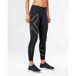 2XU MCS Run Compression Tights Women Black / Gold Logo