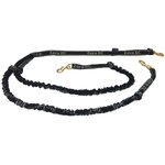 Zero DC Bungee line for 2 dogs, 2.5m Black