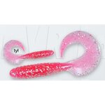 Pro Kalastus Relax Twister 4" Toukkajigi 5kpl 6 / Pinkki/hopea-Sinihile