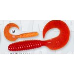Pro Kalastus Relax Twister 4" Toukkajigi 5kpl 7 / Oranssi-Puna/Hopeahile