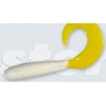 Pro Kalastus Relax Twister 4" Toukkajigi 5kpl 10 / Valkoinen-keltainen/kultahile