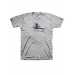 Simms Adams Fly T-Shirt Grey Heather