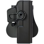 IMI Defense Polymer Retention Paddle Holster Glock 17/22/28/31/34 - Right Hand Black