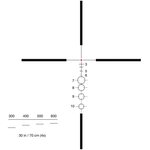 Elcan SpecterDR Dual Role 1x / 4x Optical Sight (includes Anti-Reflection device) 7,62mm CX5395 ballistic reticle) w/ integral A.R.M.S. Picatinny mount (Black)