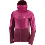 Salomon Drifter Air Mid Hoodie W Cerise / Beet Red