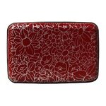 Ögon Designs Aluminium wallet 5A, Fan-shaped Flowers