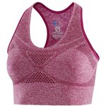 Salomon Medium Impact Bra Cerise