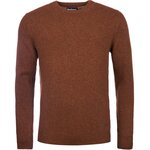 Barbour Essential Patch Crew Neck Sweater Mens Bracken
