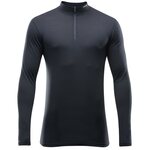 Devold Breeze Merino 150 Zip Neck Mens Black