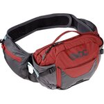 Evoc Hip Pack Pro 3L + 1.5L Bladder Carbon Grey - Chili Red