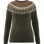 Fjällräven Övik Knit Sweater Womens Deep Forest (662)