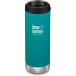 Klean Kanteen TKWide 473ml (w/Wide Café Cap) Emerald Bay (matte)