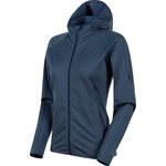 Mammut Nair Hooded Midlayer Jacket for Women Peacoat Melange