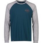 Mons Royale Icon Raglan LS M Atlantic / Grey Marl