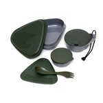 Light My Fire Outdoor Meal Kit Tummanvihreä