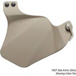 Ops-Core High Cut Side Armor, Ballistic, Slim Profile Urban Tan