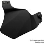 Ops-Core High Cut Side Armor, Ballistic, Slim Profile Black