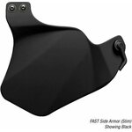 Ops-Core Super High Cut Side Armor, Ballistic, Slim Profile Black