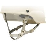Ops-Core ACH, TBH, Head-Loc 4-Point Chinstrap - H-Nape (repositionable), Right-Eye Dominant, includes 15 mm Hardware Kit Urban Tan