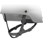 Ops-Core ACH, TBH, Head-Loc 4-Point Chinstrap - H-Nape (repositionable), Right-Eye Dominant, includes 15 mm Hardware Kit Black